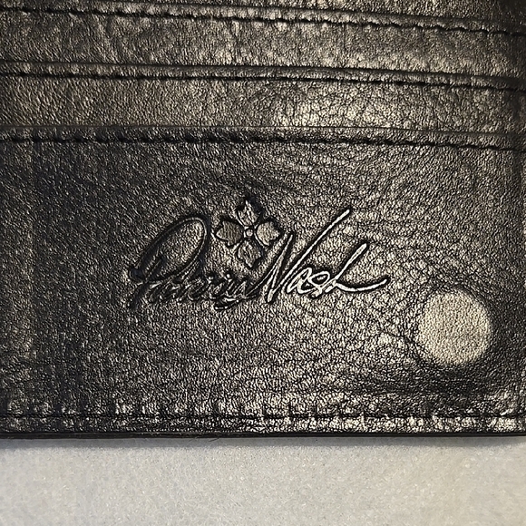Patricia Nash Black Leather/Wristlet - Picture 2 of 9